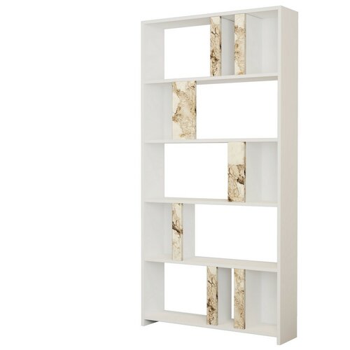 Biblioteczka Lime White Marbel and White