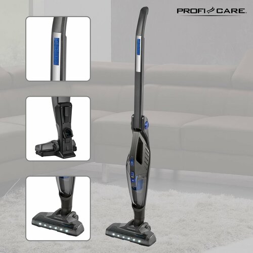 ProfiCare BS 3035 akkus porszívó, szürke