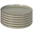 EH Light Green porcelán desszertes tányér 19 cm, 6 db