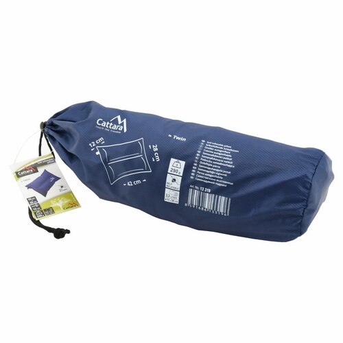 Cattara Samonapihljiv vzglavnik Twin modra, 42 x28 x 12 cm