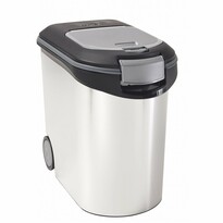 Posoda za krmo Curver, srebrna, 35 l