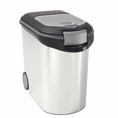Curver Posoda za krmo, srebrna, 35 l