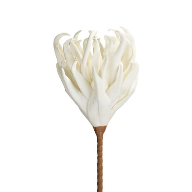 Umelá kvetina dekoratívnaí biela