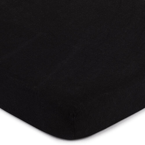 Cearşaf de pat 4Home jersey, negru, 220 x 200 cm