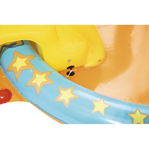 Bestway Aufblasbarer Pool mit Rutsche und Kegeln, 453 x 213 x 117 cm