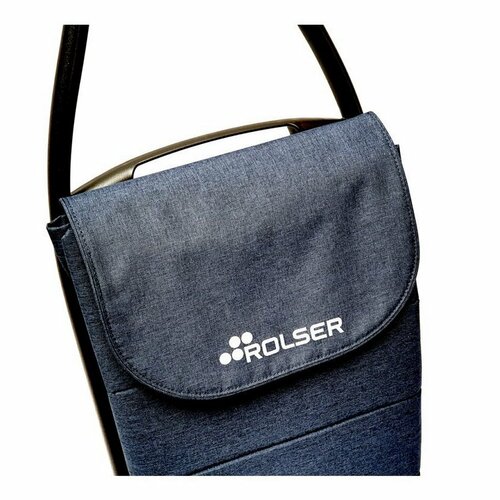 Rolser Com Polar 8 Black Tube bevásárlótáska kerekeken, kék