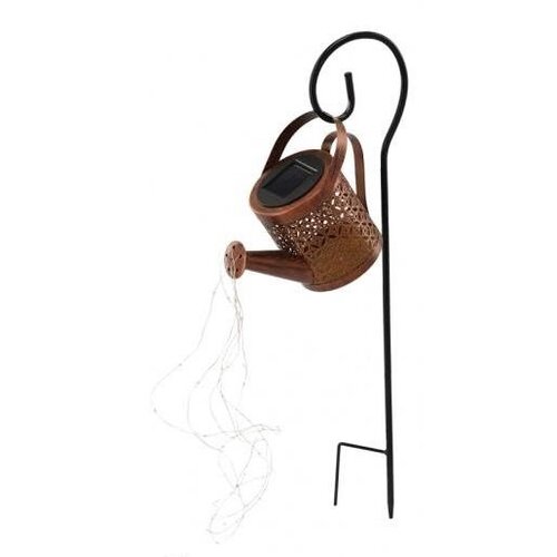 Aldotrade Lampa solární Konev, 37 LED, teplá bílá