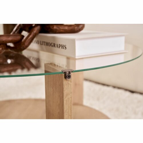 Clara Sapphire Oak dohányzóasztal