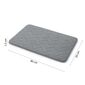 GEDY 96FY508008 Fuzzy Badematte Grau, 50 x 80 cm