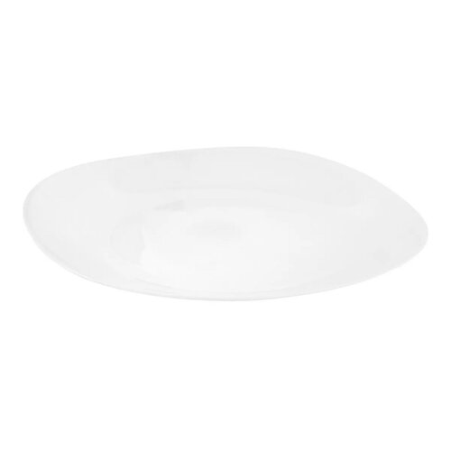 Altom Set plitkih krožnikov iz opalnega steklaWhite harmony 28 cm, 6 kosov