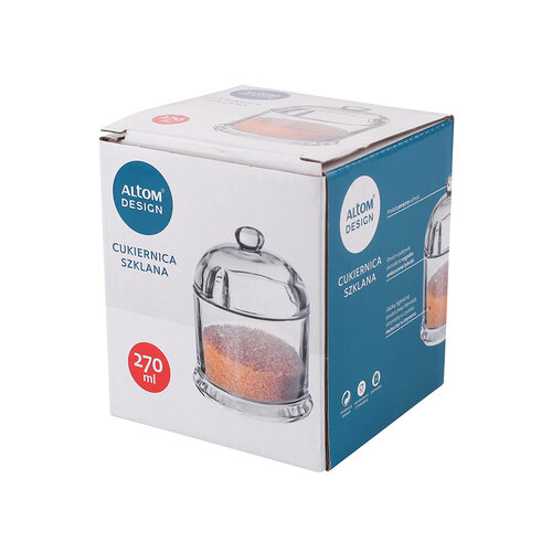 Altom Steklena sladkornica Klara, 270 ml