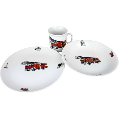 Thun 3-częściowy zestaw obiadowy dla dzieci Strażacy