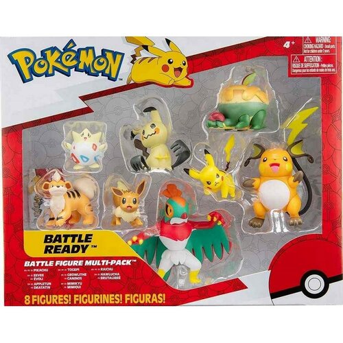 Pokémon figurák készlete, 8 db