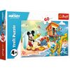 Trefl Puzzle Mickey Mouse na pláži, 60 dílků