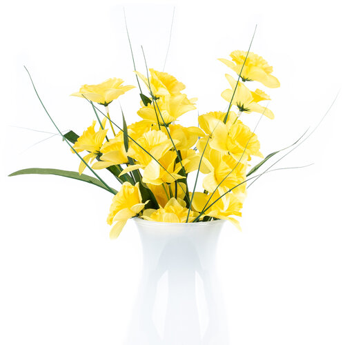 Umetna cvetlica Narcis rumena, 40 cm