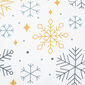 4Home Flanell-Bettwäsche Frosty snowflakes, 140 x 220 cm, 70 x 90 cm