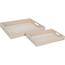 Set de tăvi de servire Stripes bej, 2 buc