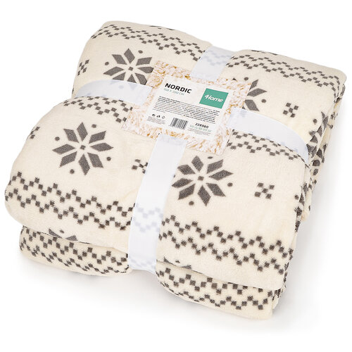 4Home Beránková deka Nordic béžová, 150 x 200 cm