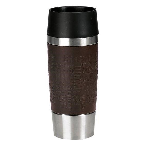 Emsa Cestovný termohrnček 0,36 l, hnedá