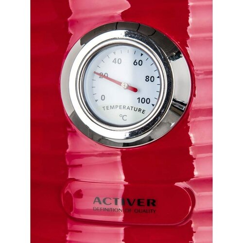 Activer Jumper duplafalú vízforraló 1,7 l, piros
