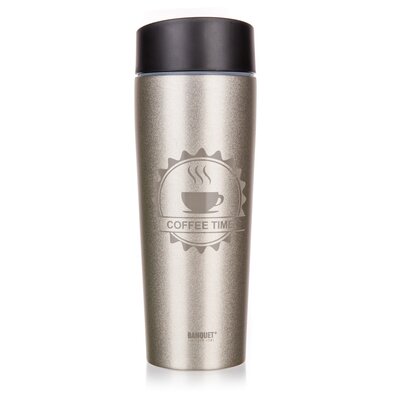 Banquet termo skodelica za potovanja COFFEE 350ml, slonokoščena