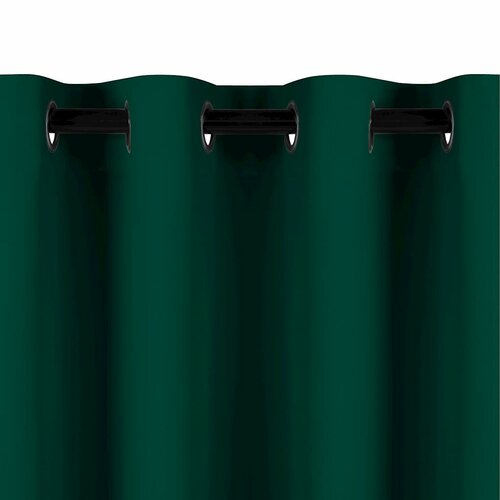 Restilo Závěs Blackout EYELETS tmavozelená, 140 x 245 cm