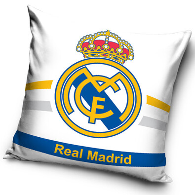 Polštářek Real Madrid Znak, 40 x 40 cm