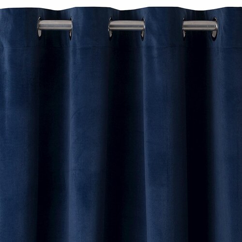 DecoKing Zasłona PIERRE granatowy, 140 x 270 cm