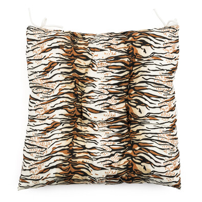 Sedák Tygr hnědá, 40 x 40 cm
