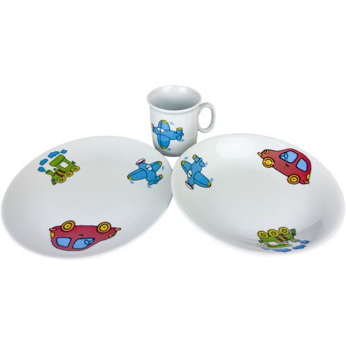 Set de masă pentru copii, 3 piese Thun Transport