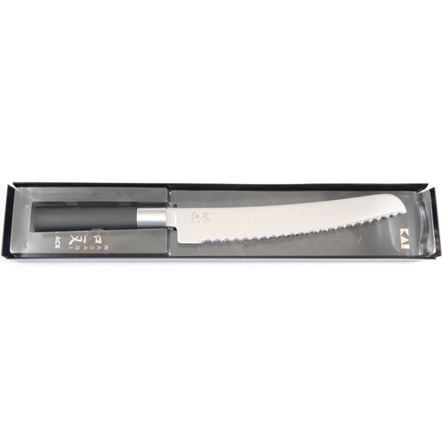 Nôž na chlieb Kai Wasabi Black, 23 cm