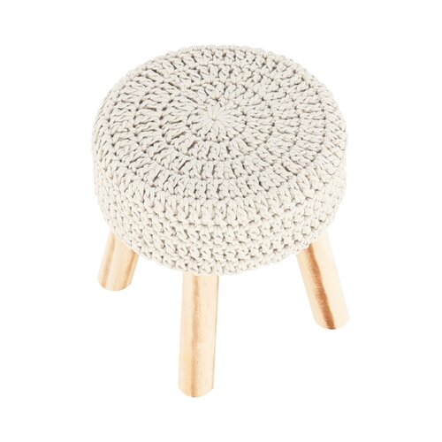 Hocker Naida, Beige
