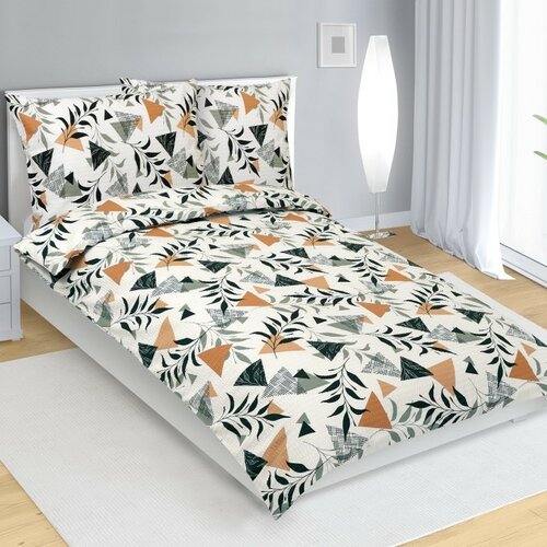 Bellatex Крепова постільна білизна Сад, 140 x 220 см, 70 x 90 см