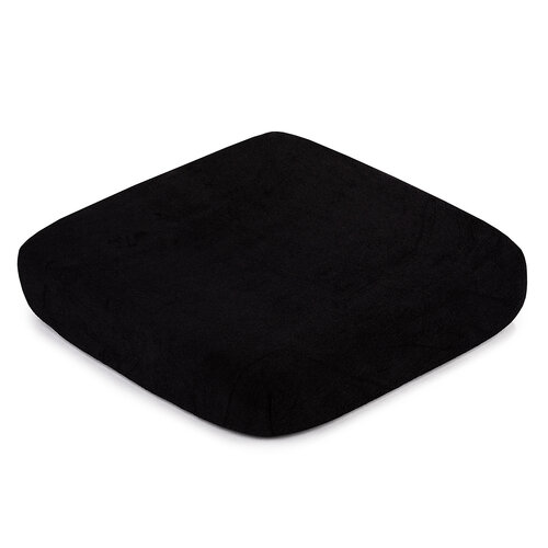 Cearsaf de pat 4Home, din frotir, negru, 180 x 200 cm