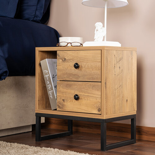 Nočný stolík Glimmer Atlantic Pine