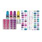 Set de lacuri de unghii Clementoni Crazy CHIC care strălucesc în întuneric