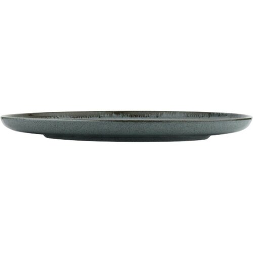 Sada 6 porcelánových dezertních talířů Nordic Glaze 19 cm, modrá