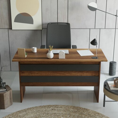 Pracovný stôl Voma Walnut and Anthracite