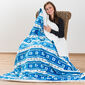 4Home Beránková deka Zimní sen modrá, 150 x 200 cm
