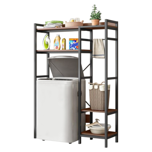 DELSIN polc a mosógép fölé , sötét tölgy