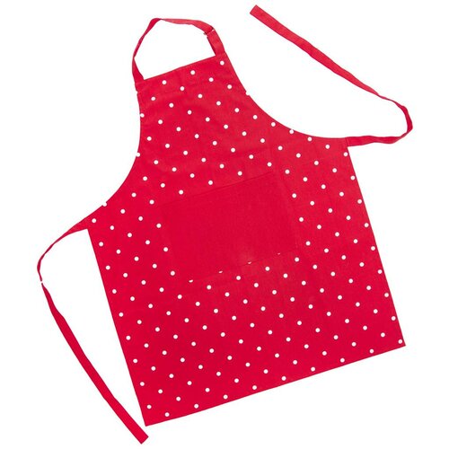 Kuhinjski predpasnik Tečka rdeča, 71 x 86 cm