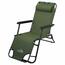 Șezlong pliabil Cattara 13516 Comfort , verde, 155x 61 cm