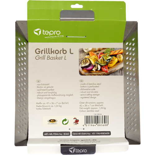 Tepro 8360 Grillsütő kosár, méret. L termék 2. képe