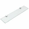 AQUALINE SB125 Samba Glasablage 60 cm, silber