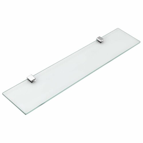 AQUALINE SB125 Samba steklena polica 60 cm,srebrna