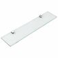 AQUALINE SB125 Samba Glasablage 60 cm, silber