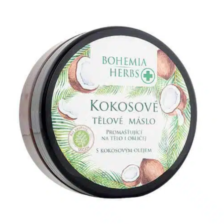 Bohemia Herbs Unt de corp cu ulei de cocos, 200 ml
