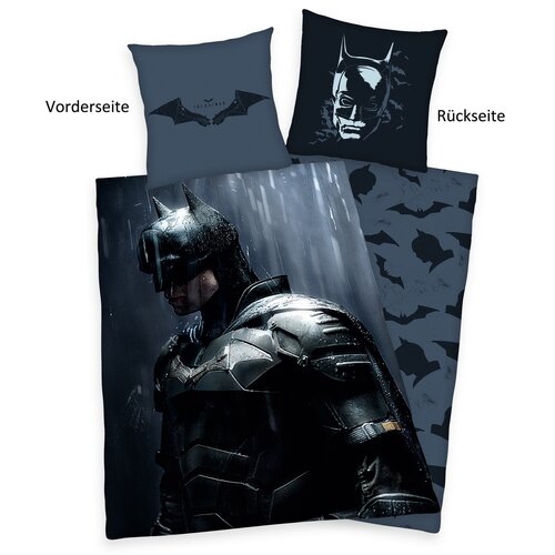 Lenjerie de pat din bumbac Herding The Batman, 135x 200 cm, 80 x 80 cm