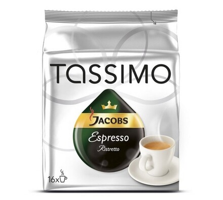 Kapsule Tassimo Jacobs Espresso Ristretto 16ks