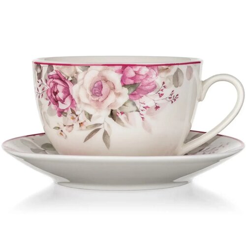 Banquet Ceramiczna filiżanka z spodkiem 240 ml